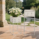 flower box rose box bloom box of Rustic Farmhouse Flower Boxes Combo at porch